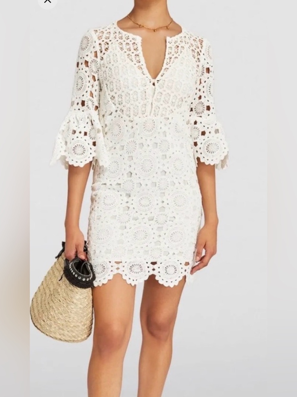 Maje Guipure lace dress